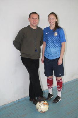 Анастасия Фетисова со своим тренером